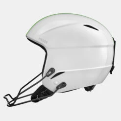 WEDZE Kids’ FIS Competition Ski Helmet With Chin Guard - White -Ski Gear Store k00186c4076ad12ec605f8ef0f8a36424