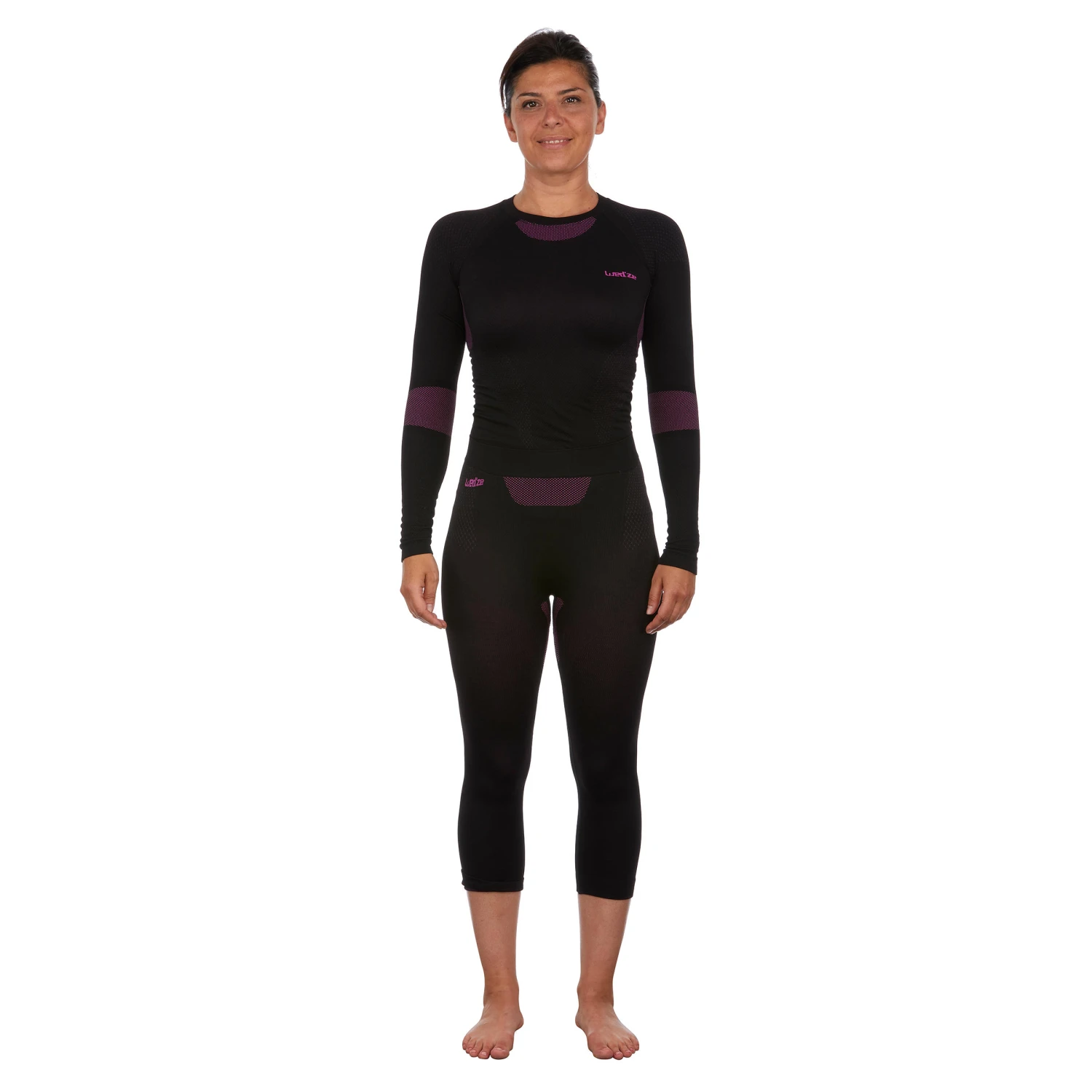 WEDZE Women’s Seamless Ski Base Layer Bottom - BL 580 I-Soft 3 WEDZE Women’s Seamless Ski Base Layer Bottom - BL 580 I-Soft - Image 3