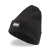 Unisex Adult Ribbed Cuff Classic Beanie (Puma Black)