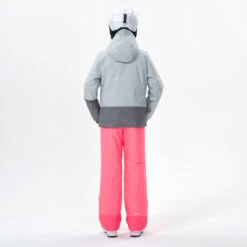 WEDZE KIDS’ WARM AND WATERPROOF SKI JACKET - 100 -Ski Gear Store k1974e6eee4fdbc596f7c09212b8eaba1