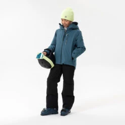 WEDZE Kids’ Warm And Waterproof Ski Jacket 550 -Ski Gear Store k1b5c1153c5dc157a78c3be79023076db
