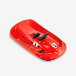 Hamax Kids’ Sledge With Brake And Steering Wheel Snow Formel Red