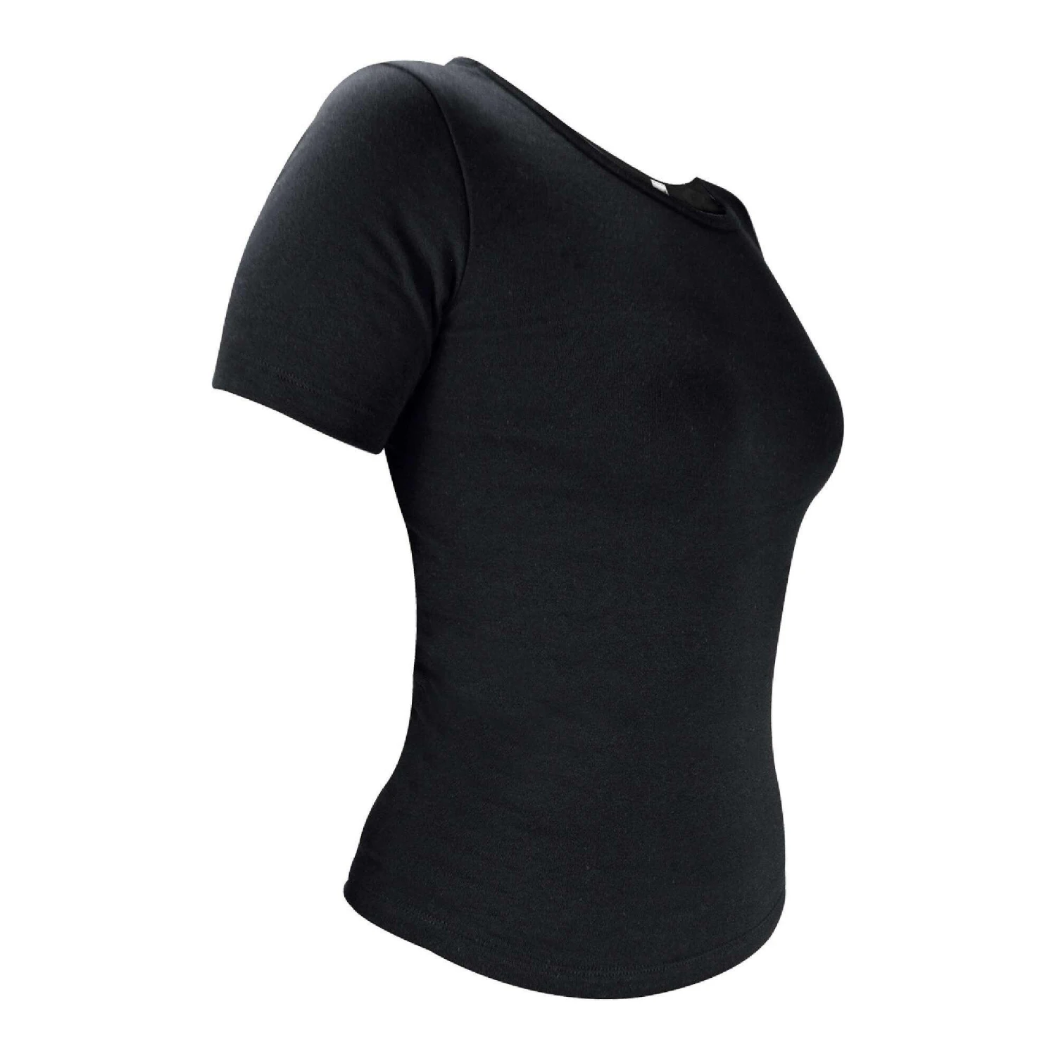 Ladies Cotton Thermal Underwear Short Sleeved Top 2 Ladies Cotton Thermal Underwear Short Sleeved Top - Image 2