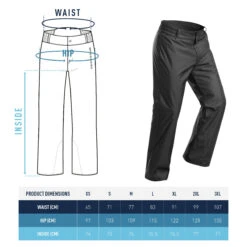 WEDZE MEN’S WARM SKI TROUSERS 100 -Ski Gear Store k36425c0b1a4e099f82059a12e57d483a