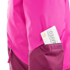 WEDZE Kids’ Warm And Waterproof Ski Jacket – 100 Pink -Ski Gear Store k3f71df6be83046a91510d68be14f3af3