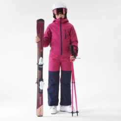 WEDZE KIDS’ WARM AND WATERPROOF SKI SUIT - 100 -Ski Gear Store k4198add1253d516a783db415e9c8133a