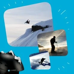 Ski Helmet For Teens And Adults | Matt Black | Crazy Safety | EN 1077 Certified -Ski Gear Store k4817f62784198fe0836dcb13d79e4083