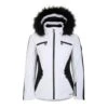 Regatta Womens/Ladies Julien Macdonald Mastery Animal Print Ski Jacket (White/Black)