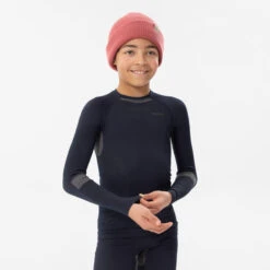 WEDZE KIDS' SKI BASE LAYER TOP - BL 500 I-SOFT SEAMLESS -Ski Gear Store k4b3c2003a0ff51812b4de740079be9ef