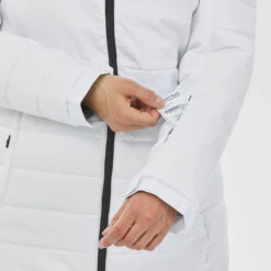 WEDZE Women's Mid-Length Warm Ski Jacket 100 -Ski Gear Store k4f7ba07c40ff82eb731661f8c19dd902