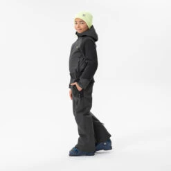 WEDZE KIDS’ WARM AND WATERPROOF SKI SUIT 500 GREY -Ski Gear Store k58056210729c737a3d008a219cd7b251