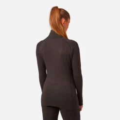 CarbonDri Cozy Zip Neck Black -Ski Gear Store k5b2c7f594db28dc1b63f57d6c8329294