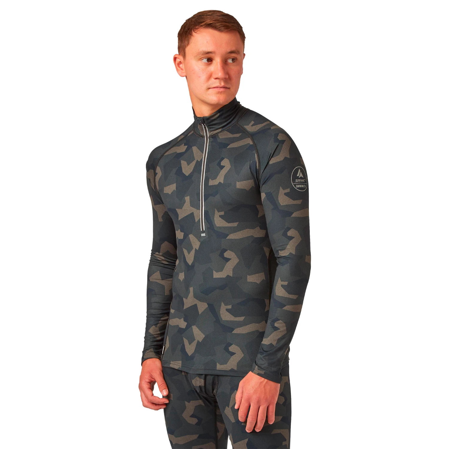 Bodyfit Limited Edition Zip Neck Forest Geo Camo 1 Bodyfit Limited Edition Zip Neck Forest Geo Camo