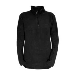 Ladies Microfleece Winter 1/4 Zip Thermal Underwear Long Sleeve Top