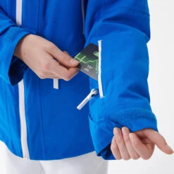 WEDZE KIDS’ WARM AND WATERPROOF SKI JACKET 900 BLUE -Ski Gear Store k731e8526b8da90e249247f4297d61ed7