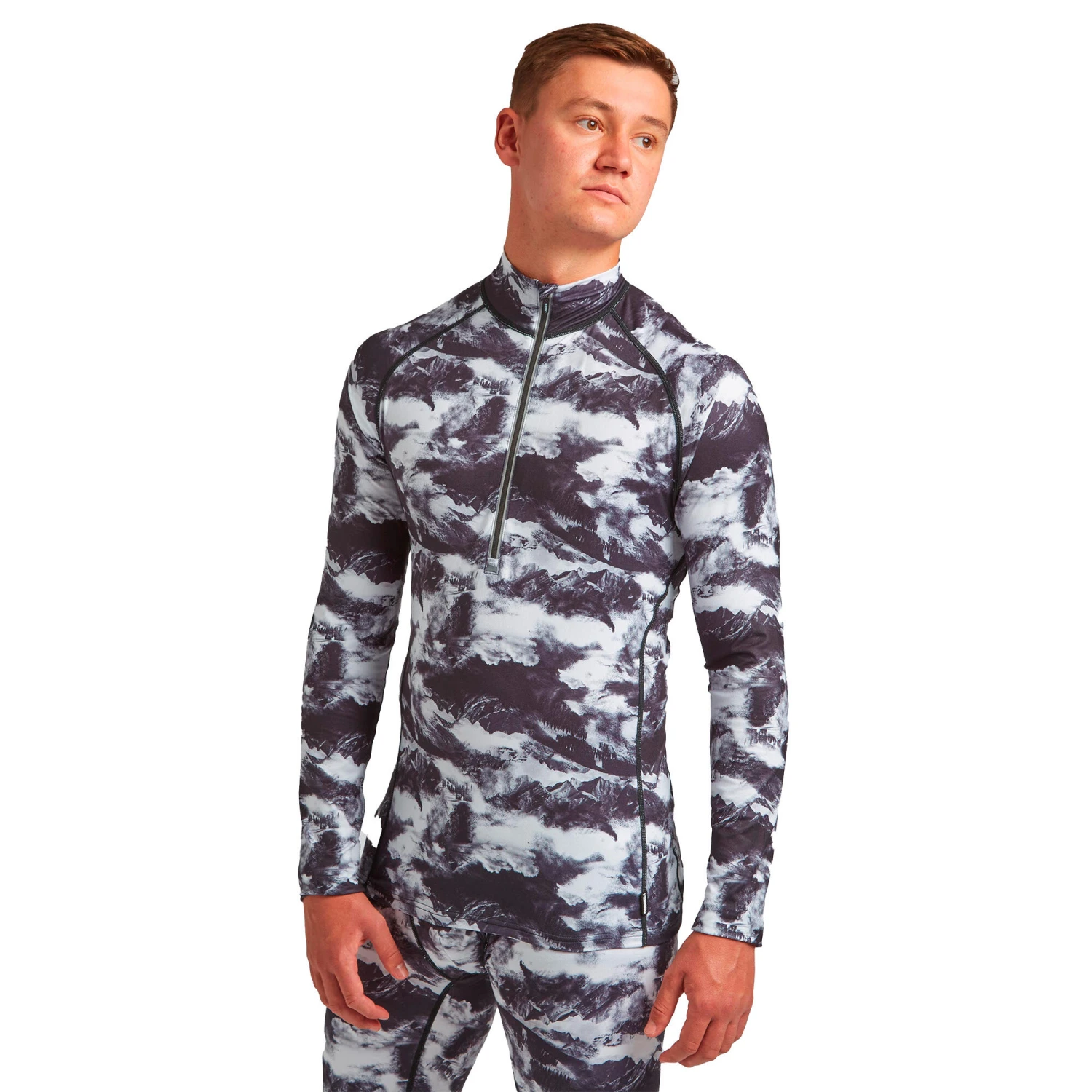 Bodyfit Limited Edition Zip Neck Forest Geo Camo 5 Bodyfit Limited Edition Zip Neck Forest Geo Camo - Image 5