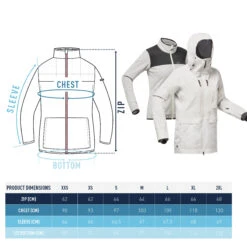 Women's 3-in-1 Durable Snowboard Jacket - SNB 900 -Ski Gear Store k8587841db95d6f624c908911d77977c1