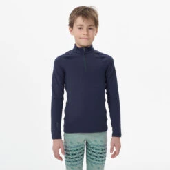 WEDZE Kids’ Ski Base Layer Top - BL 500 1/2 Zip -Ski Gear Store k943d41039cb8cf9c46e8c1f6790a464e