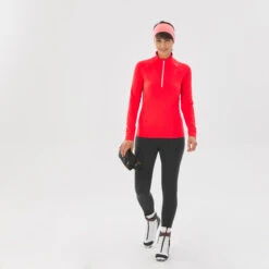 WOMEN’S LONG-SLEEVED WARM T-SHIRT - XC S TS 100 -Ski Gear Store k9b69321eeb56a25e73f75cc315334851