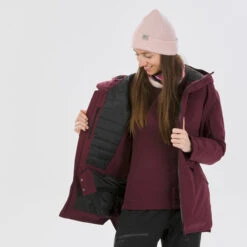 WEDZE WOMEN’S SKI JACKET FR100 – NEON YELLOW -Ski Gear Store ka2acef002029f95bca06de01e1a4d954