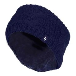 Ladies Cable Knitted Fleece Lined Thermal Winter Ear Warmer Headband -Ski Gear Store ka6cbc15e4500c297ea1218a870effe2a
