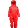 Regatta Professional Junior Childrens/Kids Paddle Rainsuit (Classic Red)
