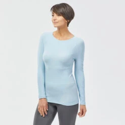 WEDZE Women’s Ski Base Layer BL 980 Seamless Ultra -Ski Gear Store kb9f2715e4913fb0a48db8f3a2dc930c5