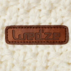 WEDZE ADULT PERUVIAN SKI HAT TIMELESS WHITE -Ski Gear Store kbe610c127afc9916f867b5975966fb42