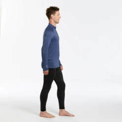 WEDZE Men's Ski 500 1/2 Zip Base Layer Top -Ski Gear Store kc0fcf099d17bf48bb421711f74e0b63c