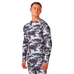 Bodyfit Limited Edition Crewneck Forest Geo Camo -Ski Gear Store kc361aa681f468c71512121af71a37f06