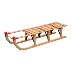 No Brand Traditional Wooden Sledge Davos 120 Cm -Ski Gear Store kc41e78f6c8126aae4f2c05ca37404e6d