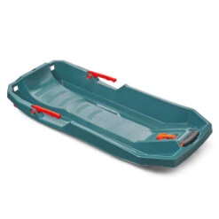 WEDZE ADULTS' TRAY SLEDGE - TRILUGIK - GREEN