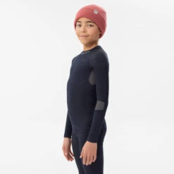 WEDZE KIDS' SKI BASE LAYER TOP - BL 500 I-SOFT SEAMLESS -Ski Gear Store kcea955ca01f5cd754f7aaf259dda80ef
