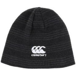 Canterbury Team Mens Winter Beanie Hat (Black/White) -Ski Gear Store kd24011b37f97d91f474541d5ba750433
