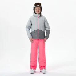 WEDZE KIDS’ WARM AND WATERPROOF SKI JACKET - 100 -Ski Gear Store ke865bc6ffbfa4dcd1f7b18115eba4cb2