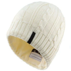 WEDZE KIDS SKI HAT CABLE KNIT ECRU -Ski Gear Store kf224a0562fc2de977cf7e971a2078225
