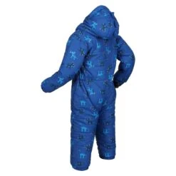 Regatta Childrens/Kids Penrose Dinosaur Puddle Suit (Nautical Blue) -Ski Gear Store kfd7cfe8c8003e28b0e195a628c883753